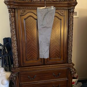 Banana Republic Brocade Geometric Patterned Camden Pants